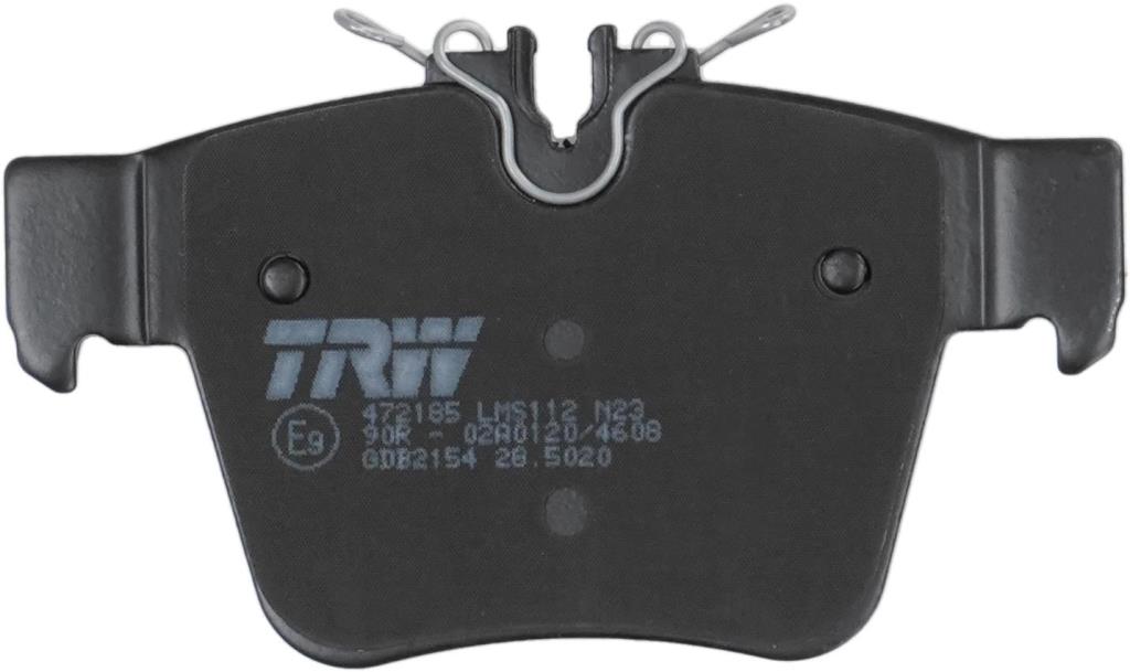 Jeu de 4 plaquettes de frein TRW ref. GDB2154