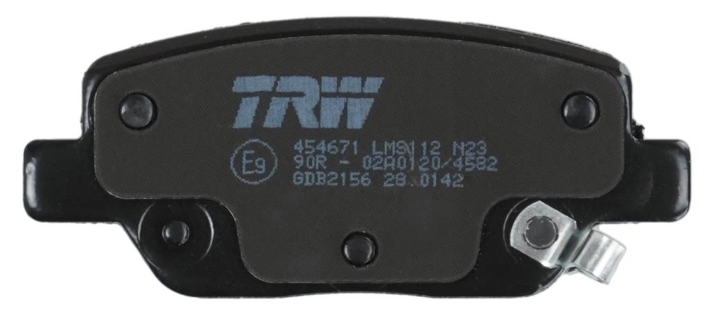 Jogo de 4 pastilhas de travão TRW GDB2156