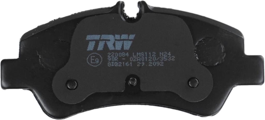 Jeu de 4 plaquettes de frein TRW ref. GDB2161
