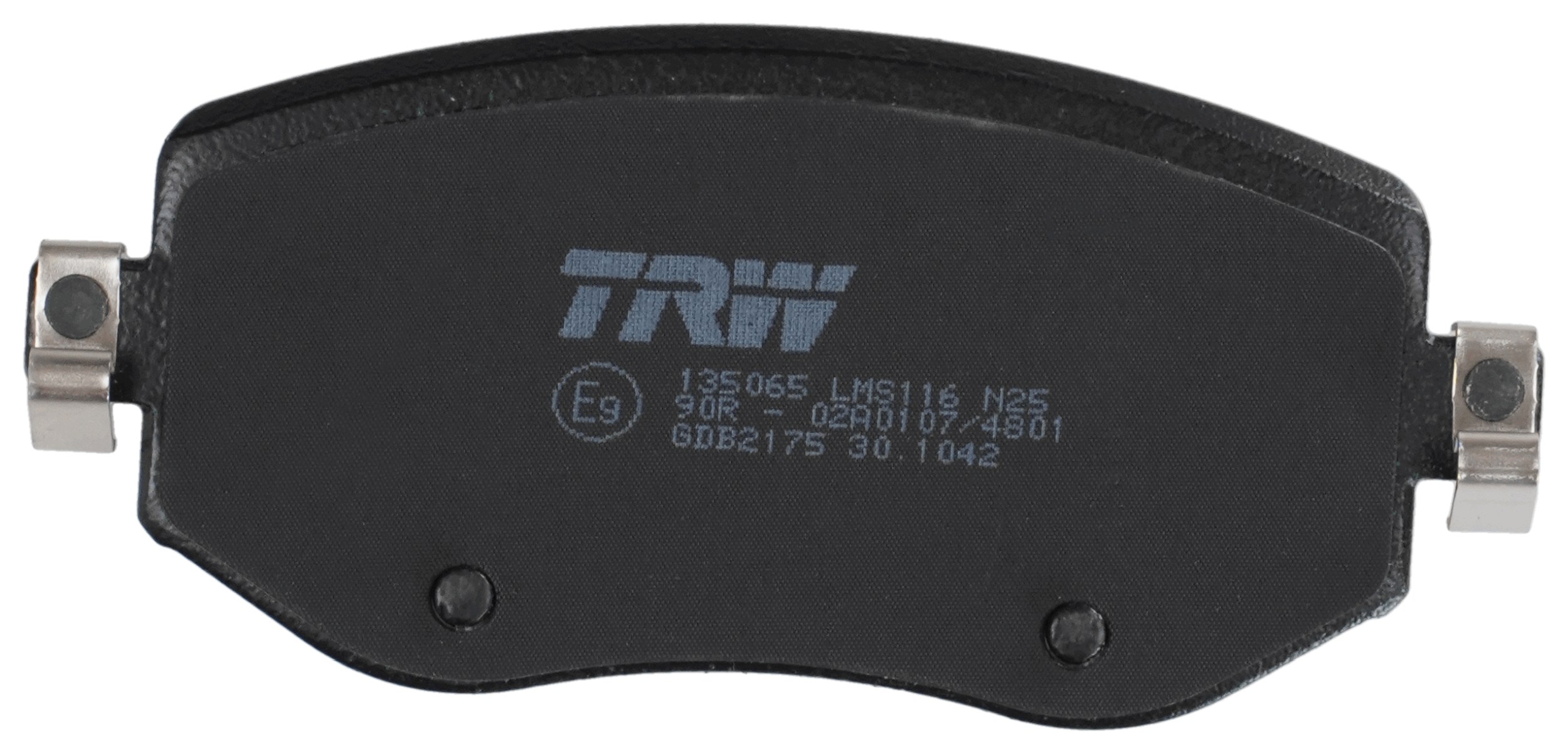 Jeu de 4 plaquettes de frein TRW ref. GDB2175