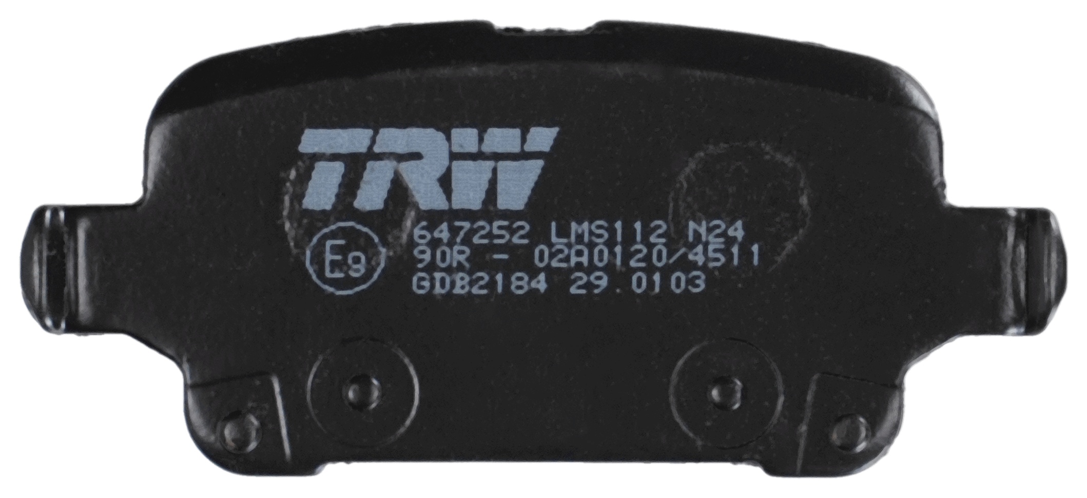 Jeu de 4 plaquettes de frein TRW ref. GDB2184
