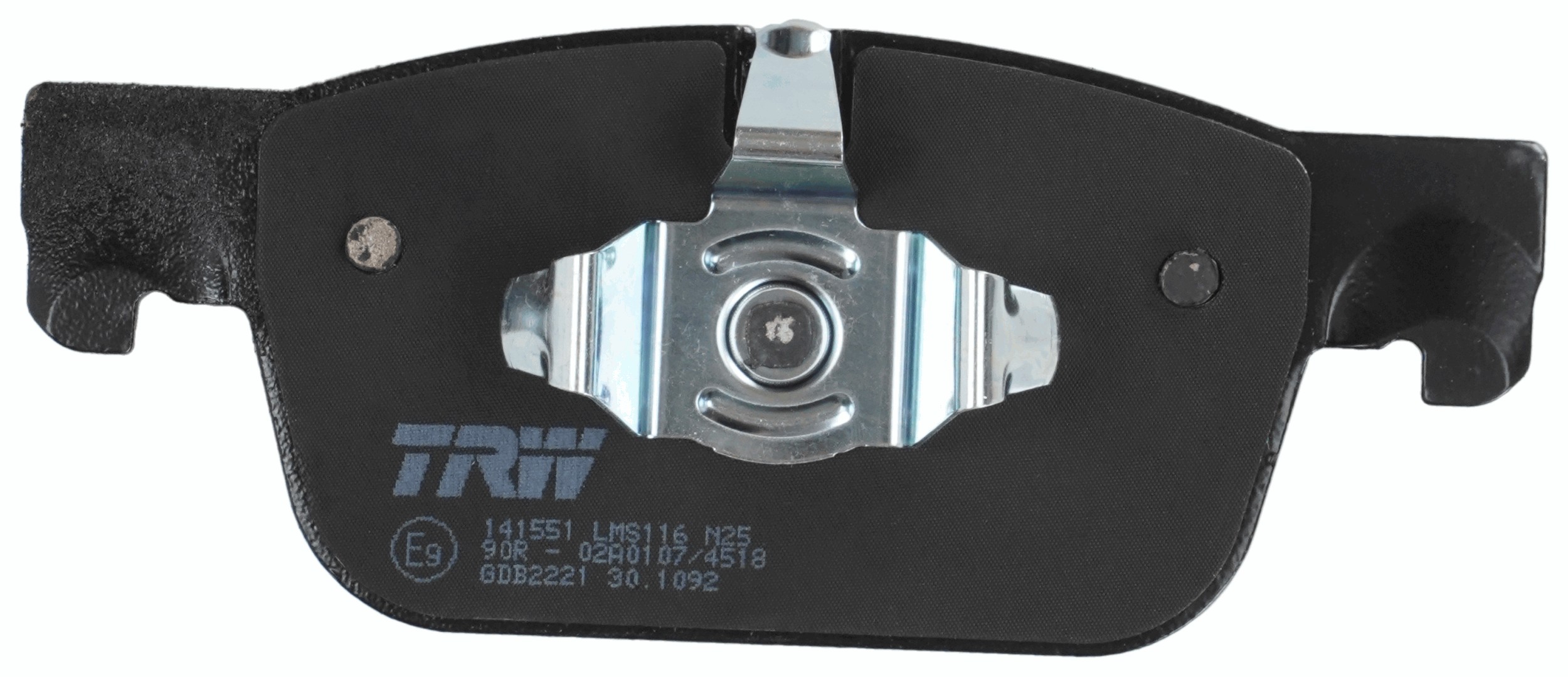 Jeu de 4 plaquettes de frein TRW ref. GDB2221