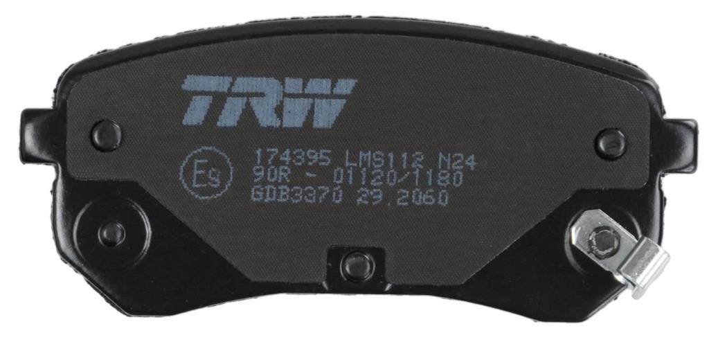 Jogo de 4 pastilhas de travão TRW ref. GDB3370