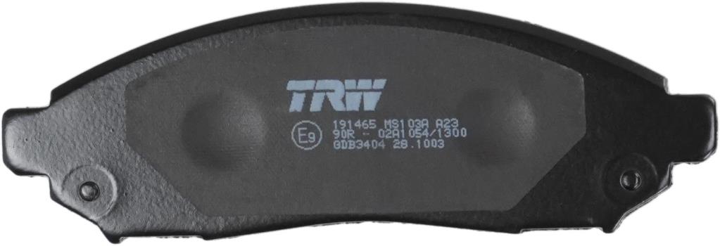 Jogo de 4 pastilhas de travão TRW GDB3404