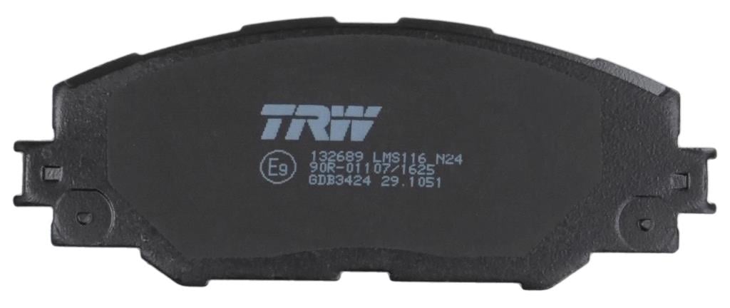 Jeu de 4 plaquettes de frein TRW GDB3424