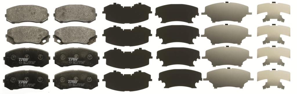 Jogo de 4 pastilhas de travão TRW GDB3492