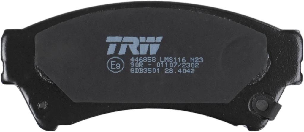 Jogo de 4 pastilhas de travão TRW ref. GDB3501
