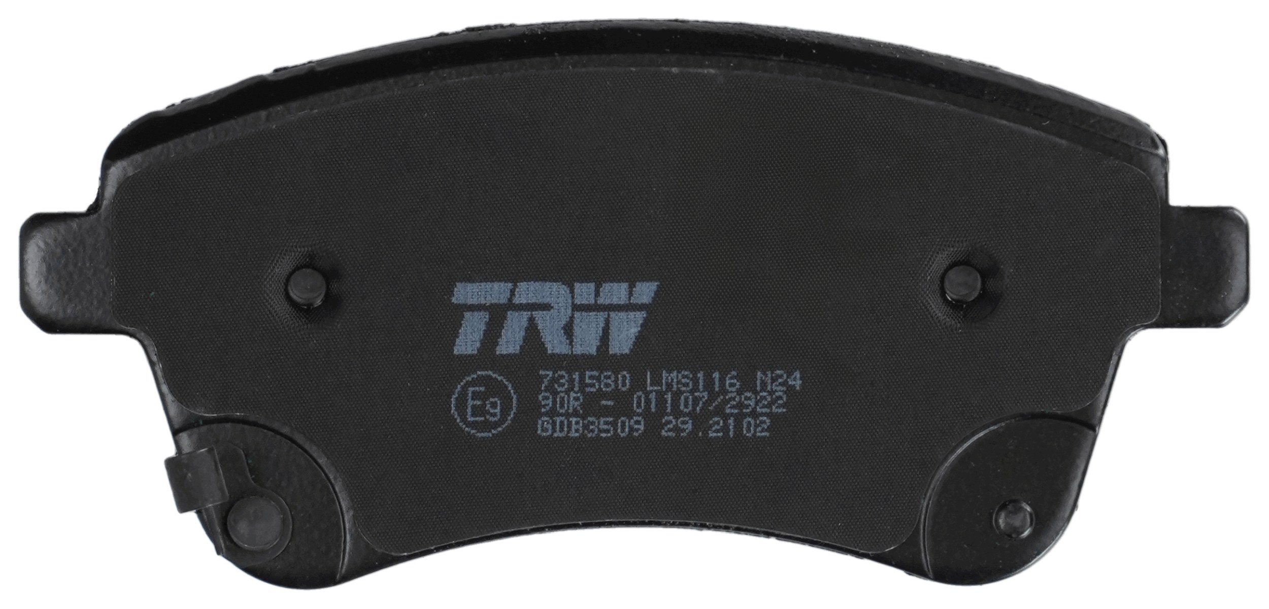 Jeu de 4 plaquettes de frein TRW ref. GDB3509