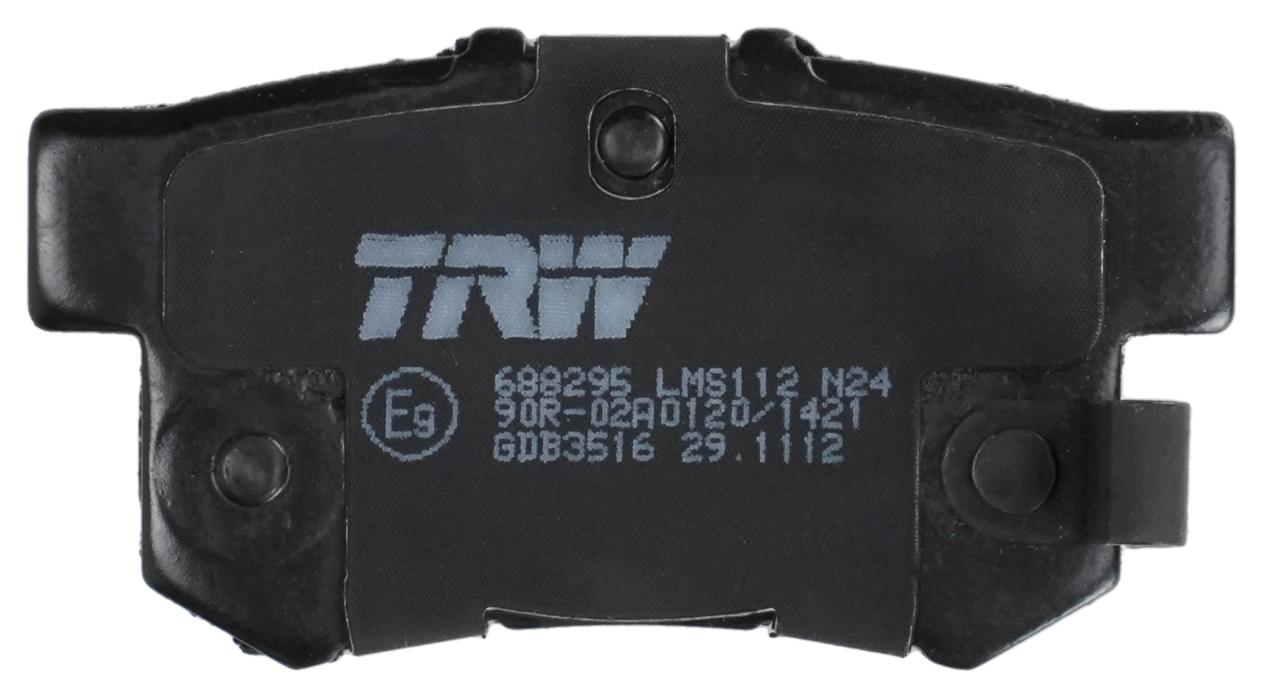 Jeu de 4 plaquettes de frein TRW ref. GDB3516