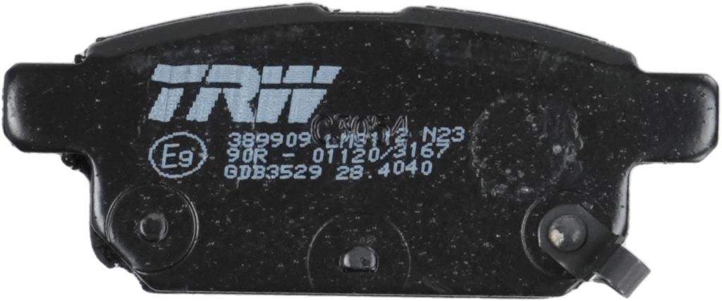 Jogo de 4 pastilhas de travão TRW ref. GDB3529