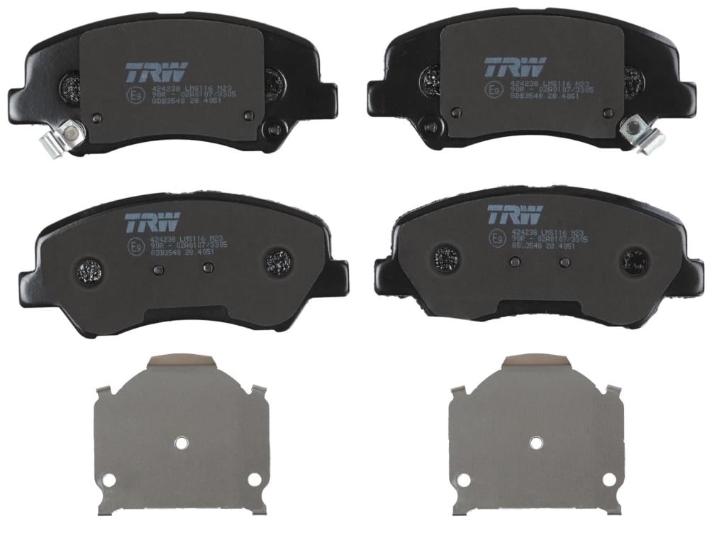 Jeu de 4 plaquettes de frein TRW ref. GDB3548