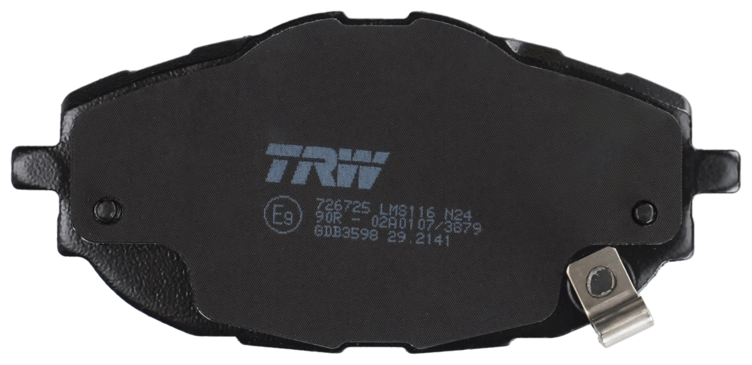 Jeu de 4 plaquettes de frein TRW ref. GDB3598