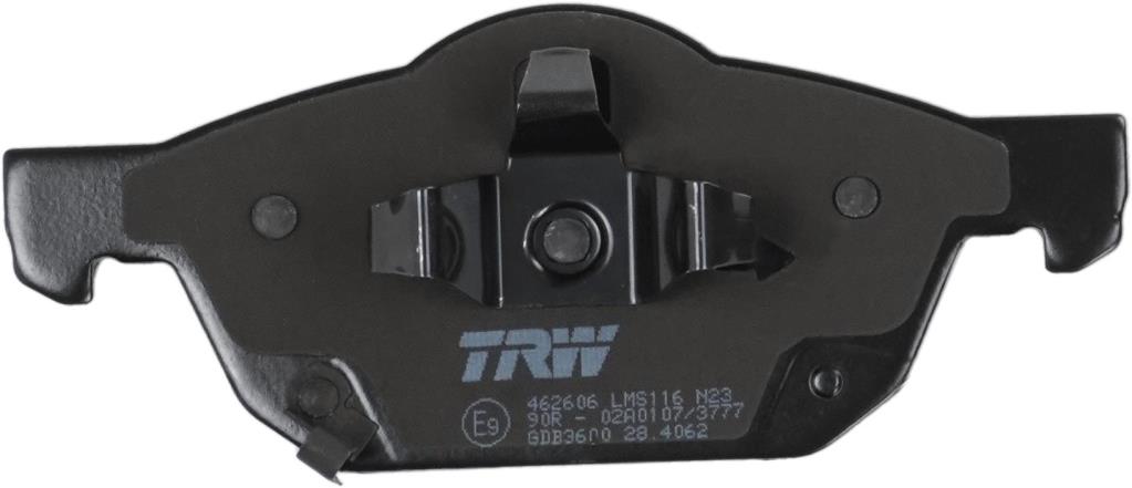 Jeu de 4 plaquettes de frein TRW ref. GDB3600