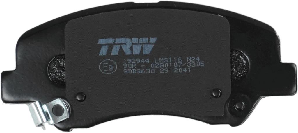 Jeu de 4 plaquettes de frein TRW ref. GDB3630