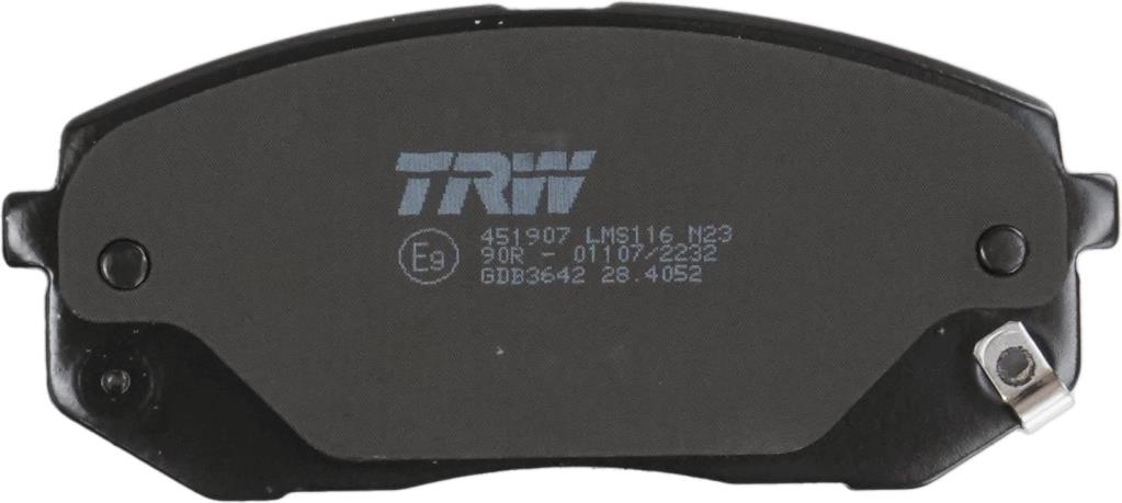 Jeu de 4 plaquettes de frein TRW GDB3642