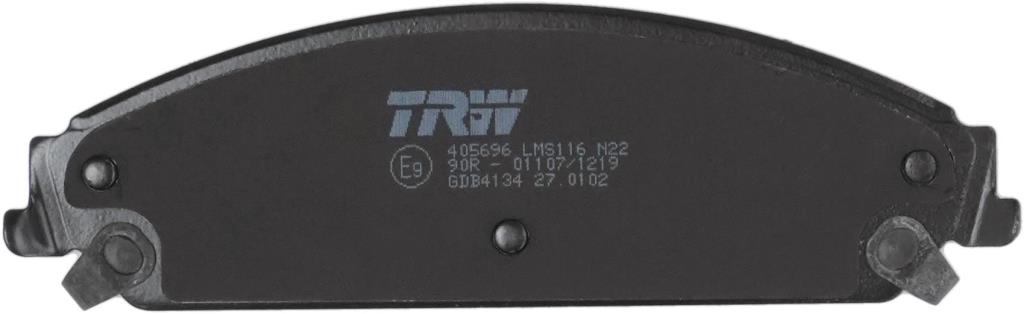Jeu de 4 plaquettes de frein TRW ref. GDB4134