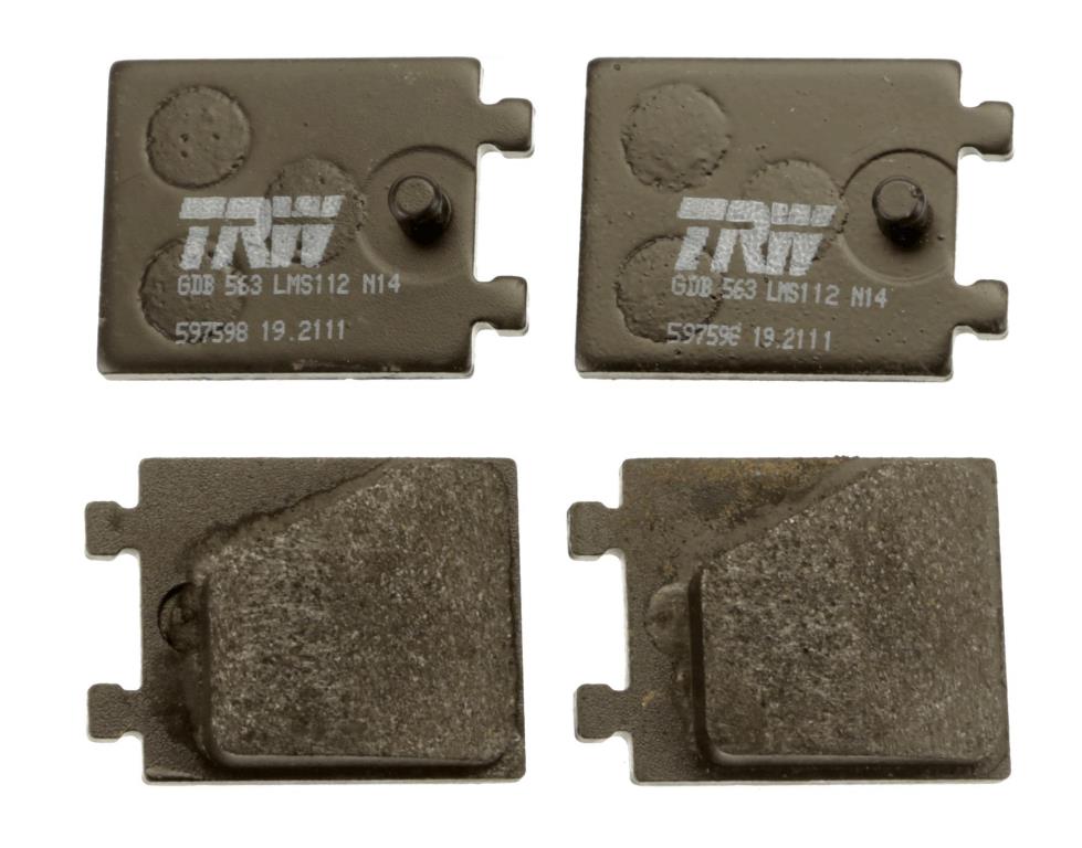Kit de plaquettes de frein, disque de frein de stationnement TRW GDB563