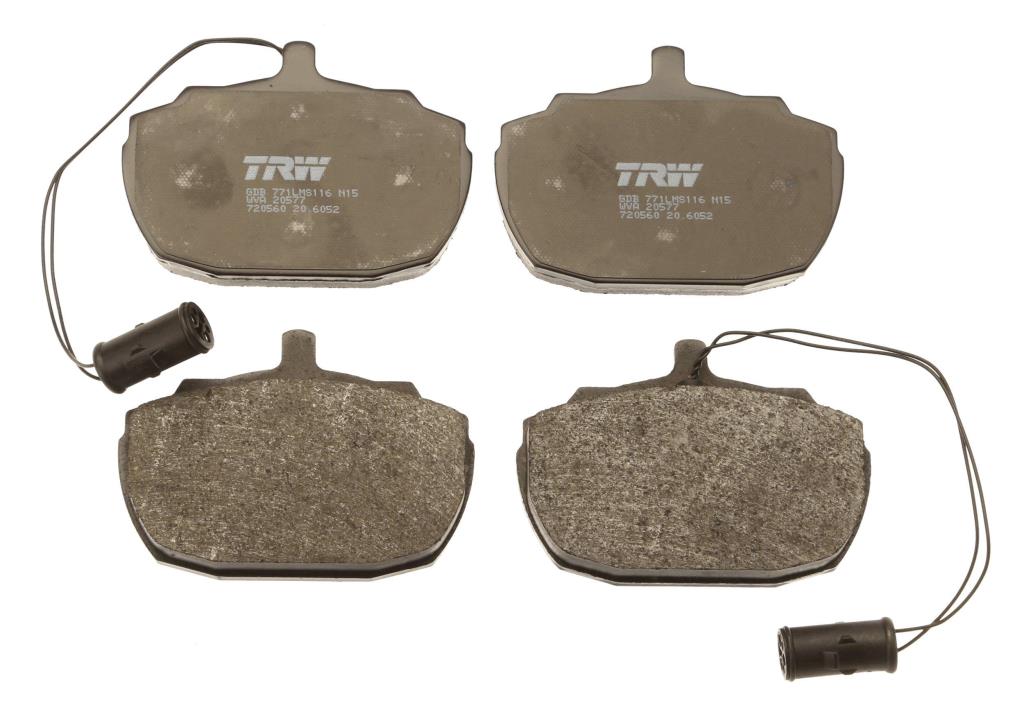 Jeu de 4 plaquettes de frein TRW GDB771