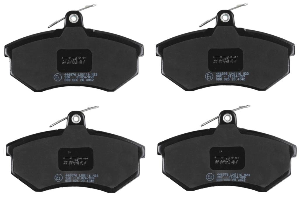 Jeu de 4 plaquettes de frein TRW ref. GDB826