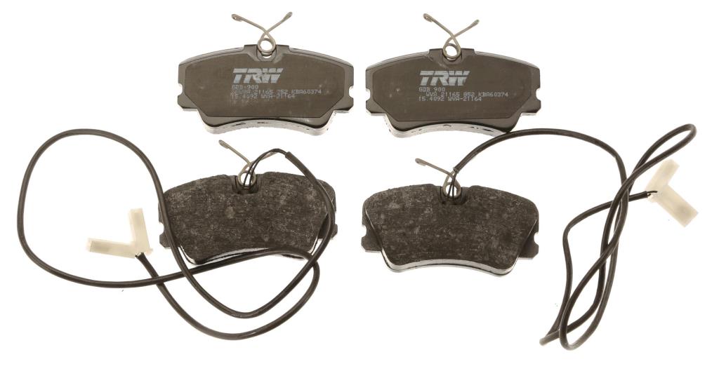 Jeu de 4 plaquettes de frein TRW ref. GDB900