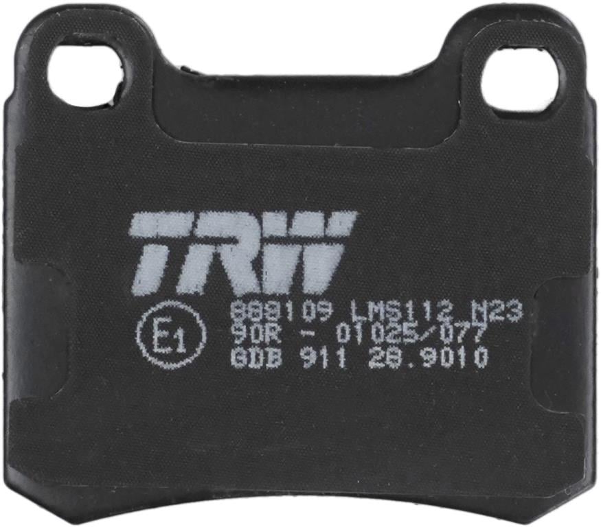 Jeu de 4 plaquettes de frein TRW ref. GDB911