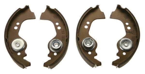 Jeu de 4 mâchoires de frein (Garniture de frein à tambour) TRW GS8234