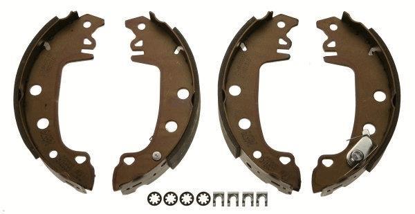 Jeu de 4 mâchoires de frein (Garniture de frein à tambour) TRW ref. GS8315