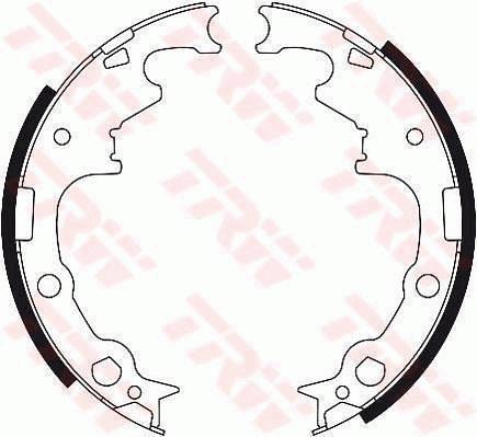 Jeu de 4 mâchoires de frein (Garniture de frein à tambour) TRW GS8413