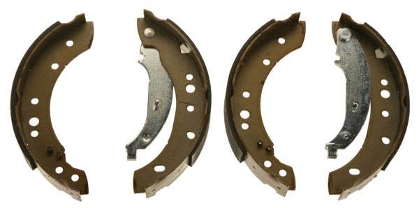 Jeu de 4 mâchoires de frein (Garniture de frein à tambour) TRW ref. GS8729