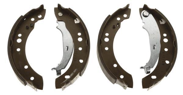 Jeu de 4 mâchoires de frein (Garniture de frein à tambour) TRW ref. GS8769