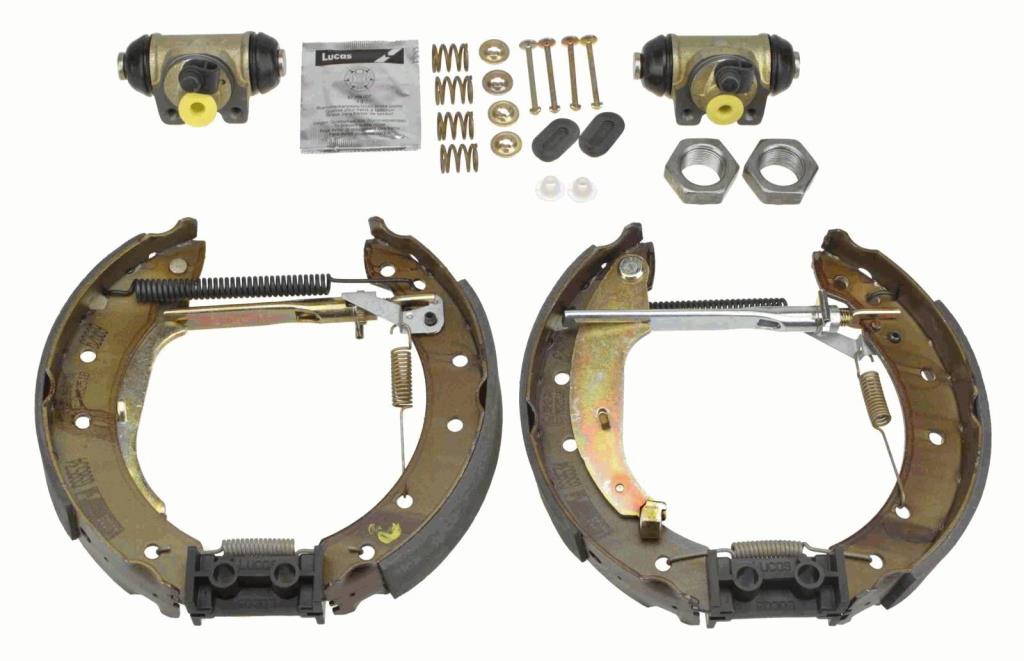 TRW KIT GANASCE Freno Posteriore Adatto per Opel Kadett C EUR 56,51