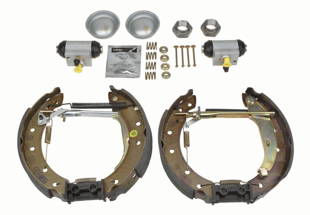 Kit frenos, disco de tambor TRW ref. GSK1255