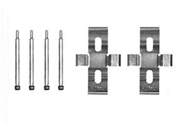 Kit acessórios de pastilhas de travão TRW ref. PFK172