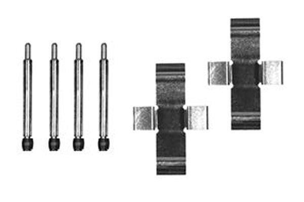 Kit acessórios de pastilhas de travão TRW ref. PFK247
