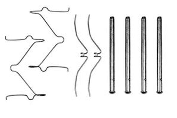 Kit acessórios de pastilhas de travão TRW ref. PFK286