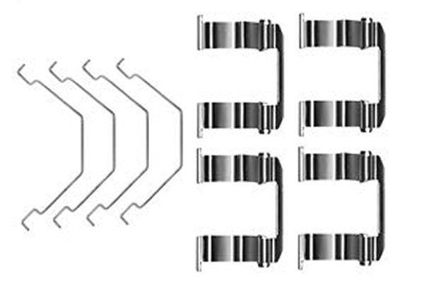 Kit d'accessoires pour plaquette de frein à disque TRW ref. PFK331