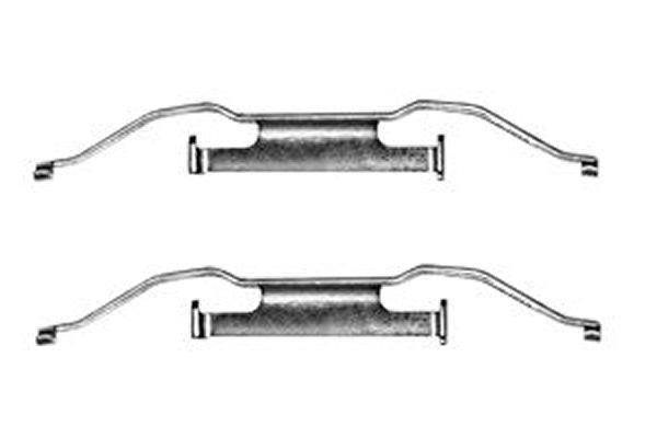 Kit acessórios de pastilhas de travão TRW ref. PFK350