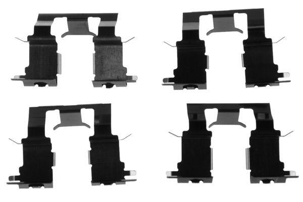 Kit acessórios de pastilhas de travão TRW ref. PFK512