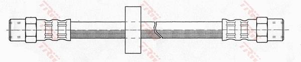Flexible de frein (Durite de frein) TRW ref. PHA106