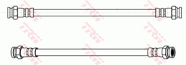 Flexible de frein (Durite de frein) TRW ref. PHA117