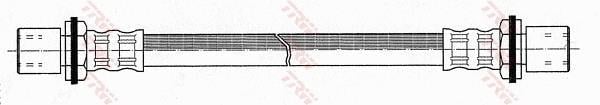 Flexible de frein (Durite de frein) TRW ref. PHA181