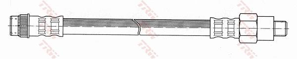Flexible de frein (Durite de frein) TRW ref. PHA211