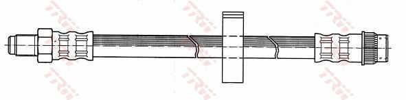 Flexible de frein (Durite de frein) TRW ref. PHA237