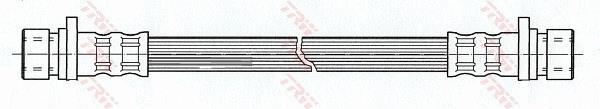 Flexible de frein (Durite de frein) TRW ref. PHA258