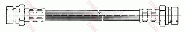 Flexible de frein (Durite de frein) TRW ref. PHA264