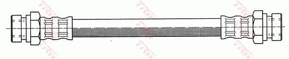Flexible de frein (Durite de frein) TRW ref. PHA292
