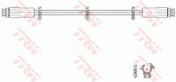 Flexible de frein (Durite de frein) TRW ref. PHA297