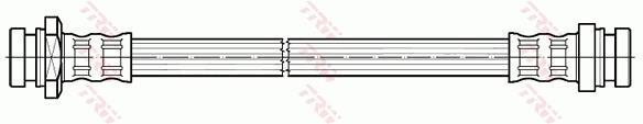 Flexible de frein (Durite de frein) TRW ref. PHA310