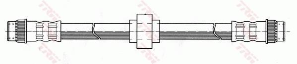 Flexible de frein (Durite de frein) TRW ref. PHA324