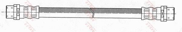 Flexible de frein (Durite de frein) TRW ref. PHA344